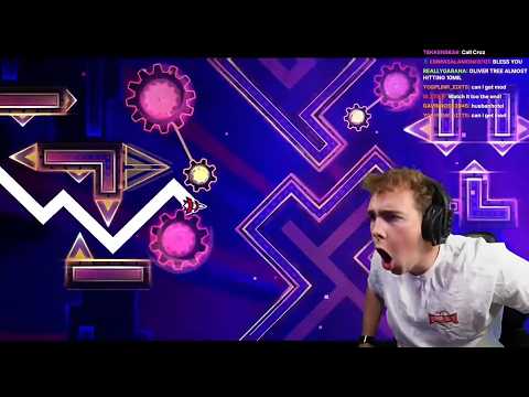 Splink Reacts To HARDEST GEOMETRY DASH LEVEL 💀