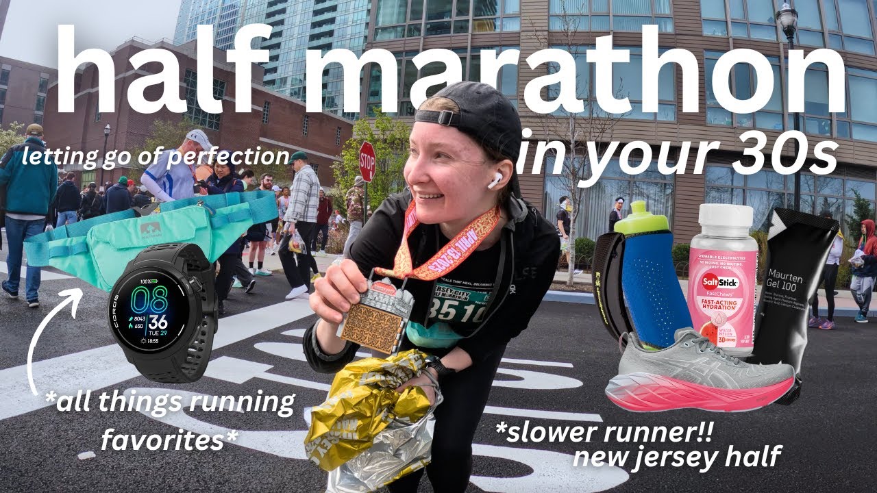 The rollercoaster of running a half marathon *that was TOUGH* 🥵 not my best race