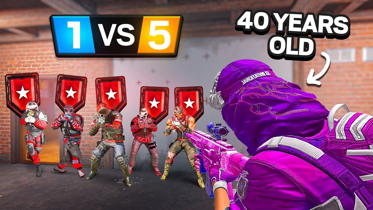 Can a Top 100 Champion Beat 5 Copper Players? (Rainbow Six Siege)