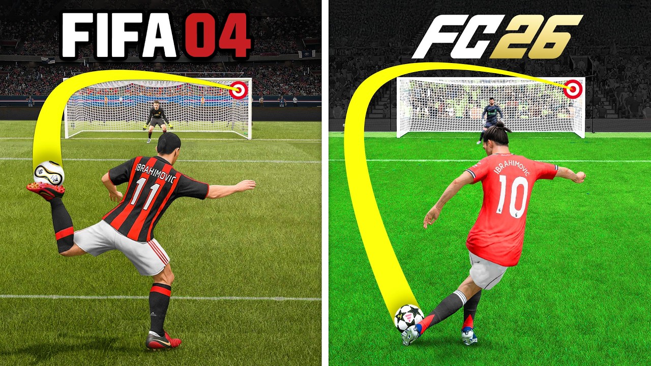 Забил один потрясающий гол с Ибрагимовичем в каждой игре FIFA