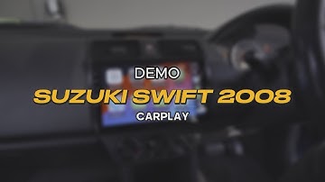 Demo: GTzone Head Unit Apple CarPlay Android Auto Car Stereo In Suzuki Swift 2008