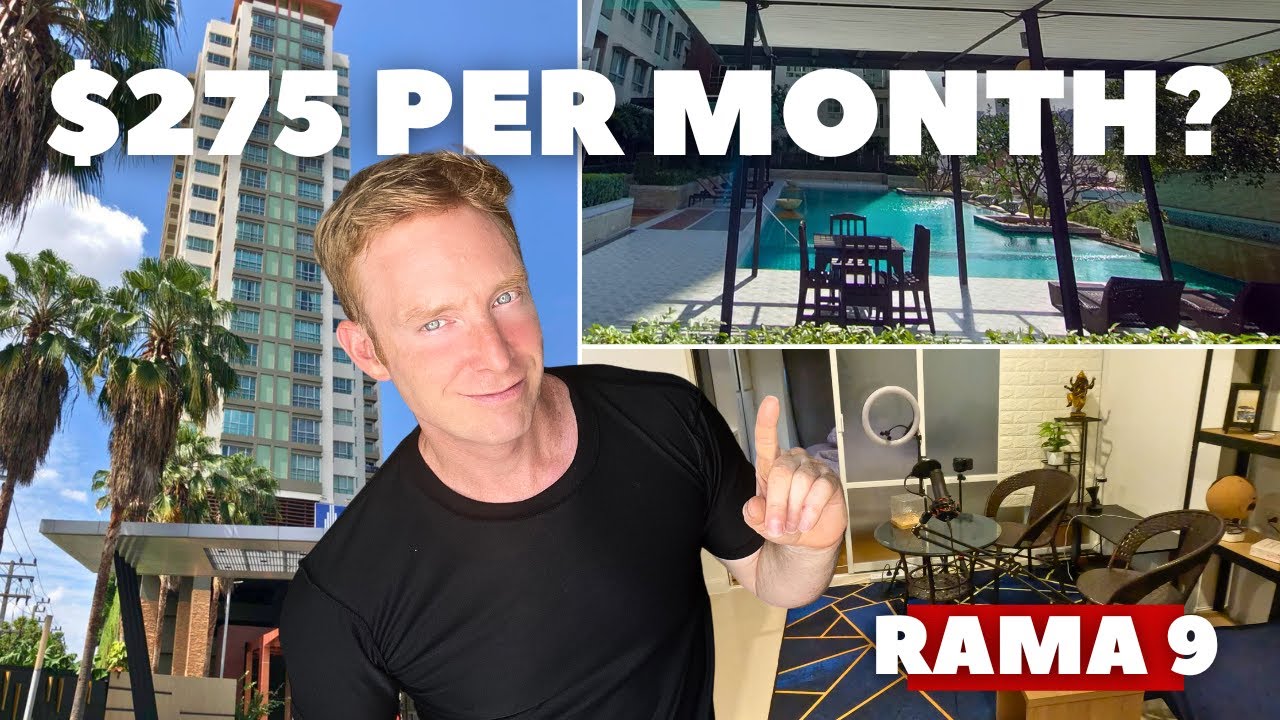 Affordable CONDO Tour – What Can You RENT For $275 in Central BANGKOK?