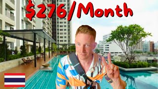 $276 Bangkok Condo Tour - Lumpini Place Rama 9 - Ratchada