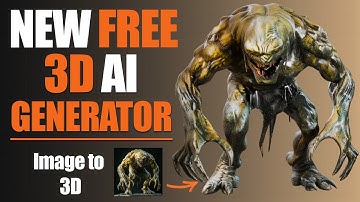 Turn Any 2D Image Into a 3D Model for FREE in SECONDS (TripoAI)