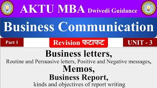 5| business communication in hindi, Business Letters, Memos, Report, Business Communication mba