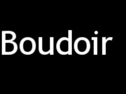 How to Pronounce Boudoir - YouTube