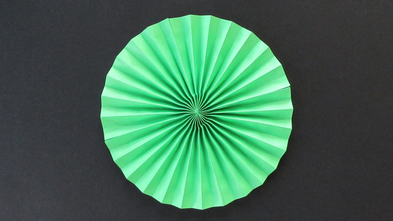 【折り紙】円【origami】Circle - YouTube