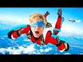 Blindfolding my friend and taking him skydiving