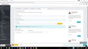 PrestaShop 1.7 - add new product (dev. version)