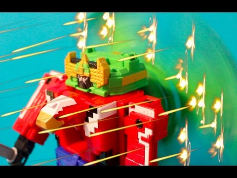 cube movie Zyuohger(Power Rangers Animal force) stop motion Zyuoh King Octopus