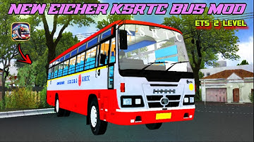 🔥KMS BUILT EICHER KSRTC BUS MOD FOR BUS SIMULATOR INDONESIA/DOWNLOAD NOW IN KANNADA 💛❤️