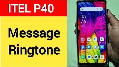 How to turn off message ringtone, Itel P40 me message sound band kaise karen, message problem