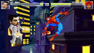 An Mugen Mr. Bean Vs Spider-Man