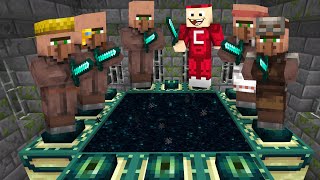 Minecraft Nhưng Dân Làng Sinh Tồn Cho Tôi screenshot 1