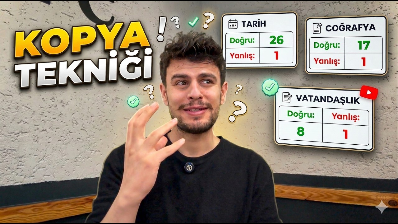 Kopya Tekniği Nedir ? Tarihten 26 Doğru Yapmamı Sağlayan Yöntem