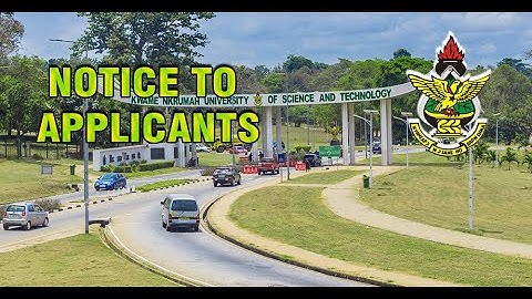 How to step by step review KNUST application form 2022