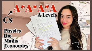 How I went from Cs to A*A*A*A in A Levels (tips no one told me + notes)