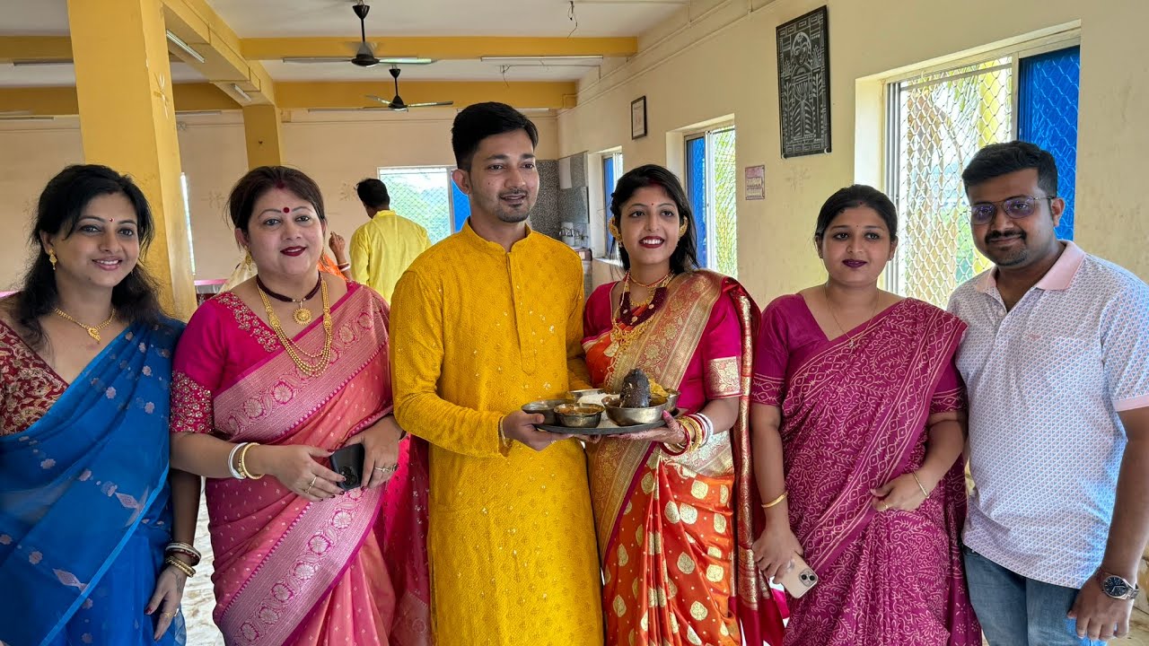 নতুন বউয়ের হলো আজ ভাত কাপড়ের অনুষ্ঠান..বাড়ি এখন চাঁদের হাট