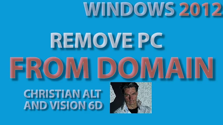 Remove a PC from a Domain ●  Windows Server 2012  ●  Easy