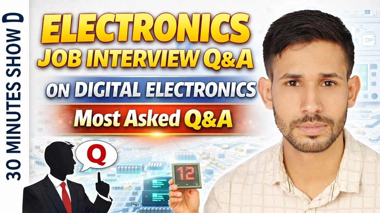 Digital Electronics important Interview Questions and answers Part 1