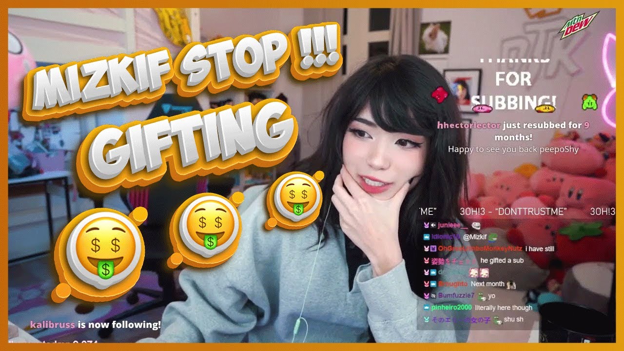Mizkif Gift Emirus On Stream | TWITCH CLIPS - YouTube