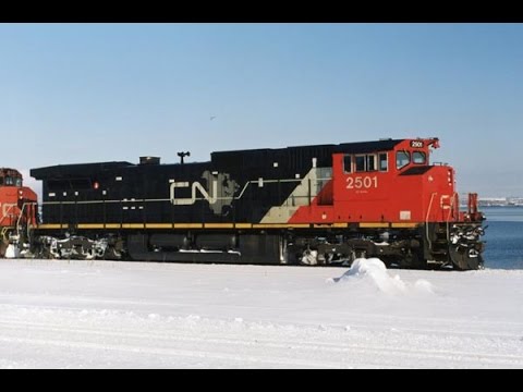 CN's Dash 9 locomotives - YouTube
