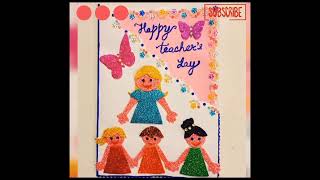 DIY Teachers Day Greeting Card/Handmade Teachers Day card /How to make card shorts myfirstshorts