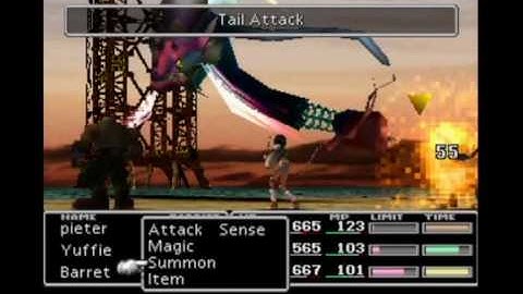 final fantasy 7 walktrough -junon town boss bottomswell and cpr on priscilla-