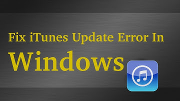 iTunes - There Is A Problem With This Windows Installer Package Fix