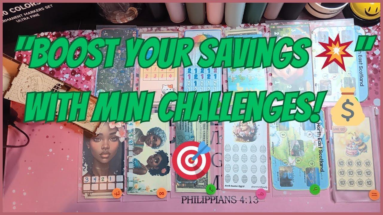 Are You Struggling to Save Money Try These Mini Challenges - YouTube
