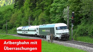 ⛰Arlbergbahn: Brazer Bogen: Überraschungen an Zügen:⚽Dosto, ER20 Rail Adventure LuXon, RCH an EC163