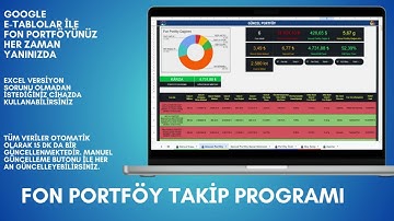 Excelde Fon Portföy Takip Programı