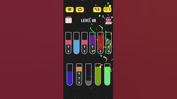 Watersortpuzzle level 68 #game #gaming #viralvideo #watersortpuzzle #puzzle #watersort #level68 #fun