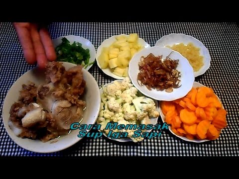 Resep dan Cara Memasak  Sup Iga Sapi