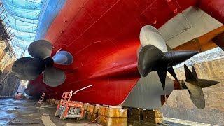 Battleship New Jersey Dry Dock Tour  4K Video