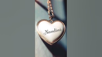 I love you Nandini ❤️🥰❤️🥰❤️💋 Please subscribe my channel #shortsfeed #love #name