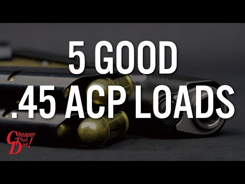 5 Good 45 ACP Loads