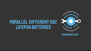 Parallel Different SoC LiFePo4 Batteries?