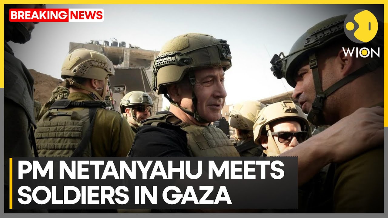 Israel PM Netanyahu enters Gaza, meets with troops | Latest News | WION