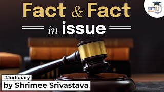 Fact and fact in issue under section 3 of Indian Evidence Act,1872 | StudyIQ Judiciary