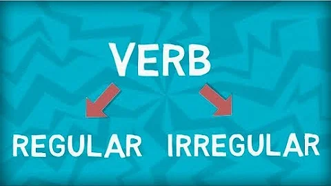 How can you distinguish between regular and irregular verbs?