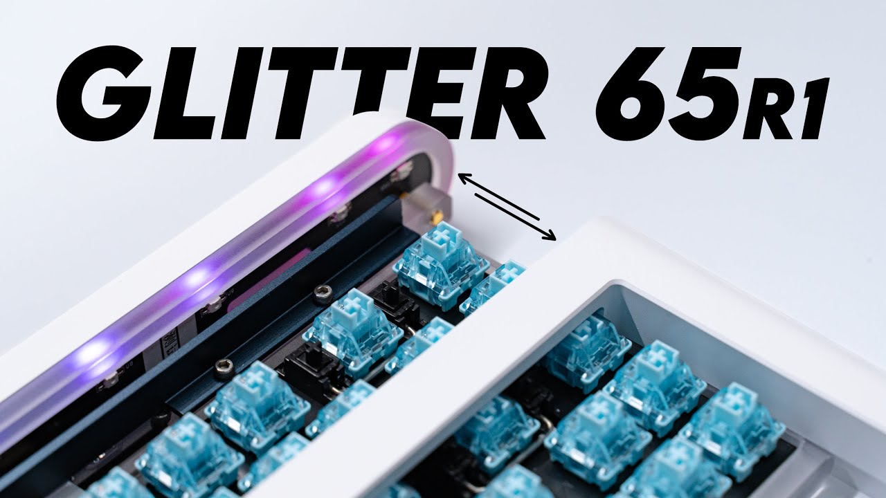 Stunning 65% Keyboard - MoeeTech Glitter65 R1 Build & Review - YouTube
