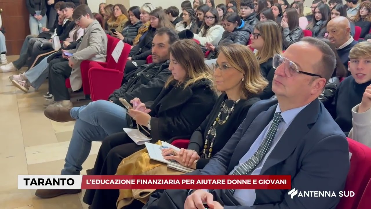26 FEBBRAIO 2026   TARANTO   EDUCAZIONE FINANZIARIA PER AIUTARE DONNE E GIOVANI
