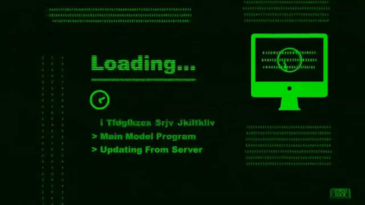4k computer tech loading data animation background youtube
