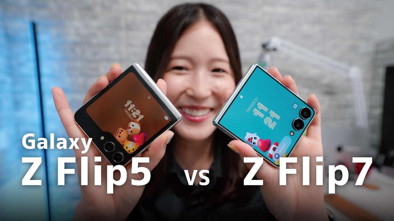 A thorough comparison of the Galaxy Z Flip7 and Z Flip5! The