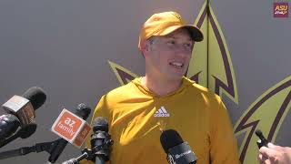 ASU head coach Kenny Dillingham following sixth preseason practice ()