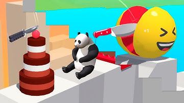 Max Levels Slice it all🔪🍊🎃: All Levels Gameplay Android, iOS ASMR Cutting Game Big Update (PART 110)