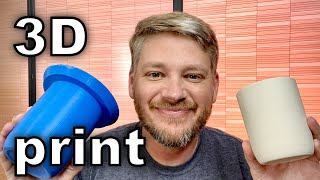 3D Printed Form for Slip Casting - Clay Shrinkage and a Slip Well