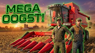 ELMCREEK SAMENWERKING! [fs25] #12 tewierik gaming &amp; farmer koos bouwen de boerderij op!