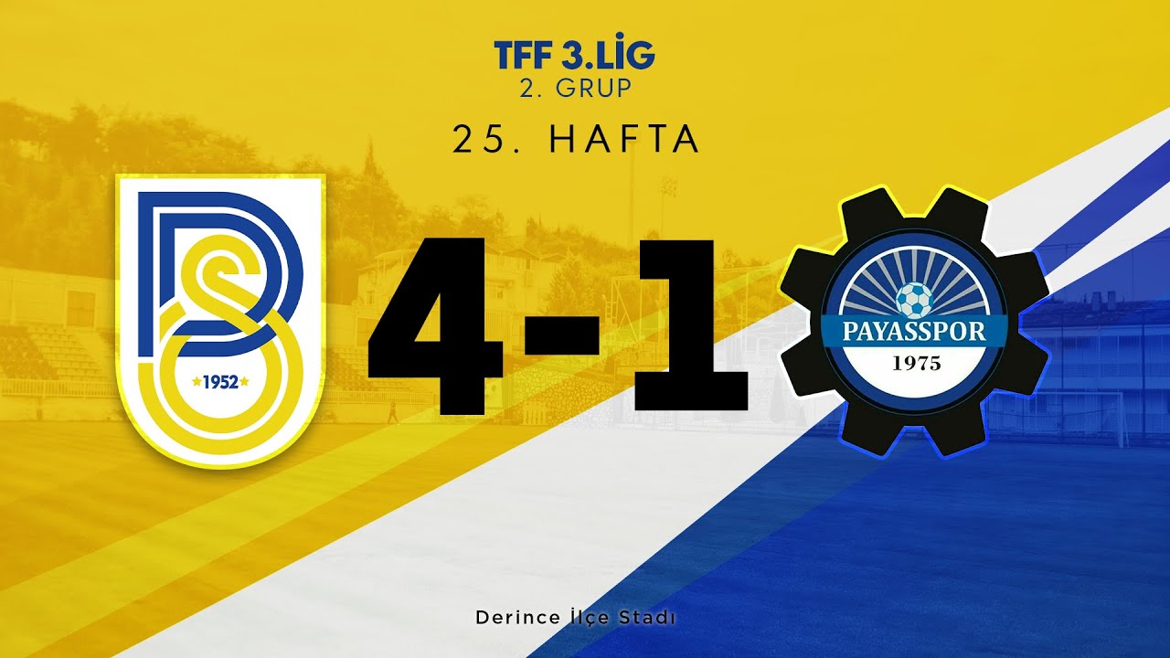 Belediye Derincespor 4 - 1 Payasspor